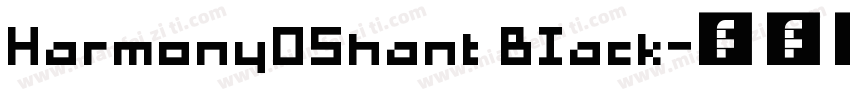 HarmonyOShant BIack字体转换